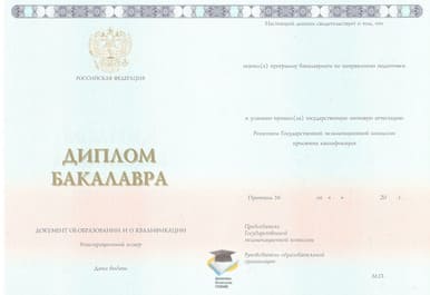 Диплом программиста о высшем образовании  (Бакалавр)